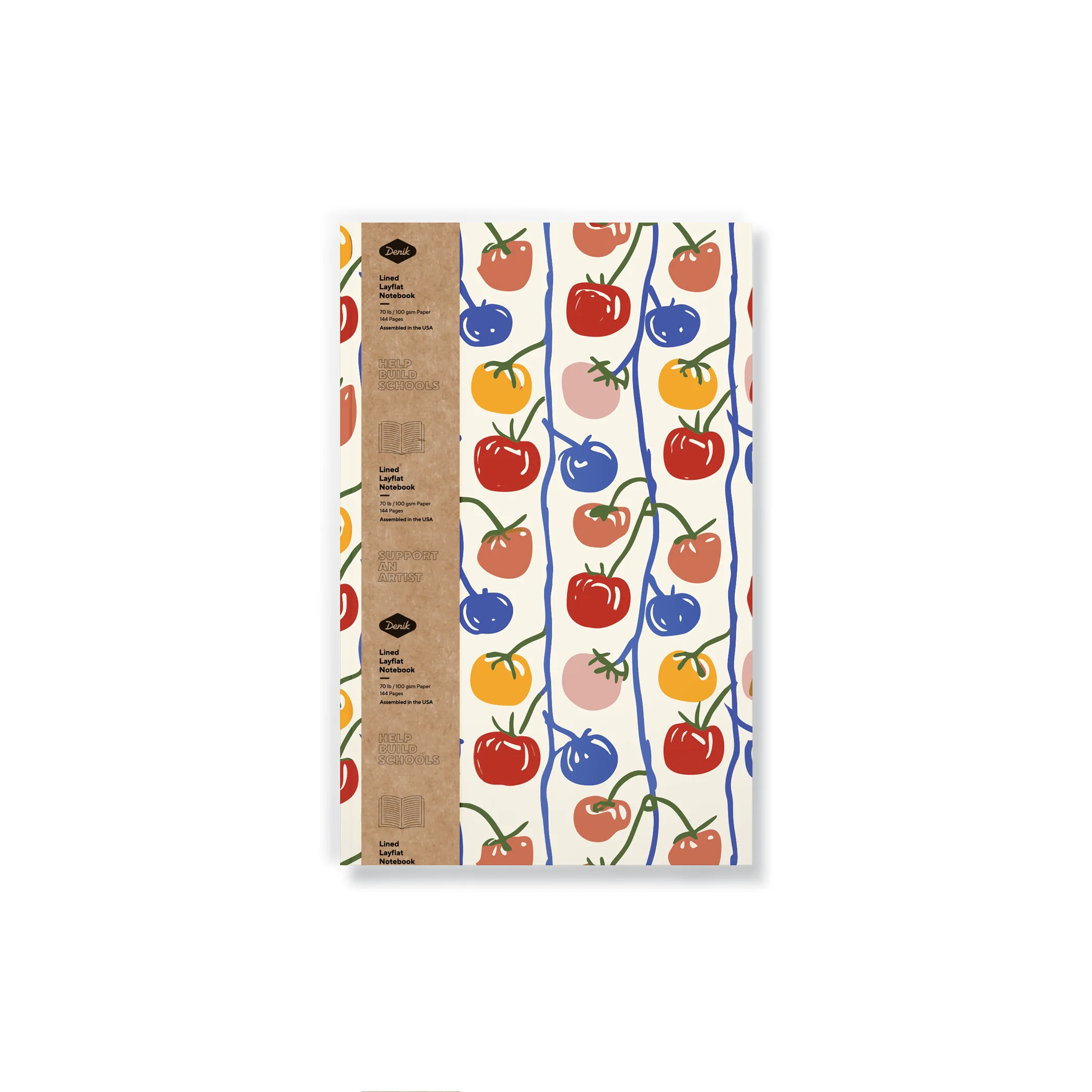 Summer Tomatoes Classic Layflat Notebook - Image 4