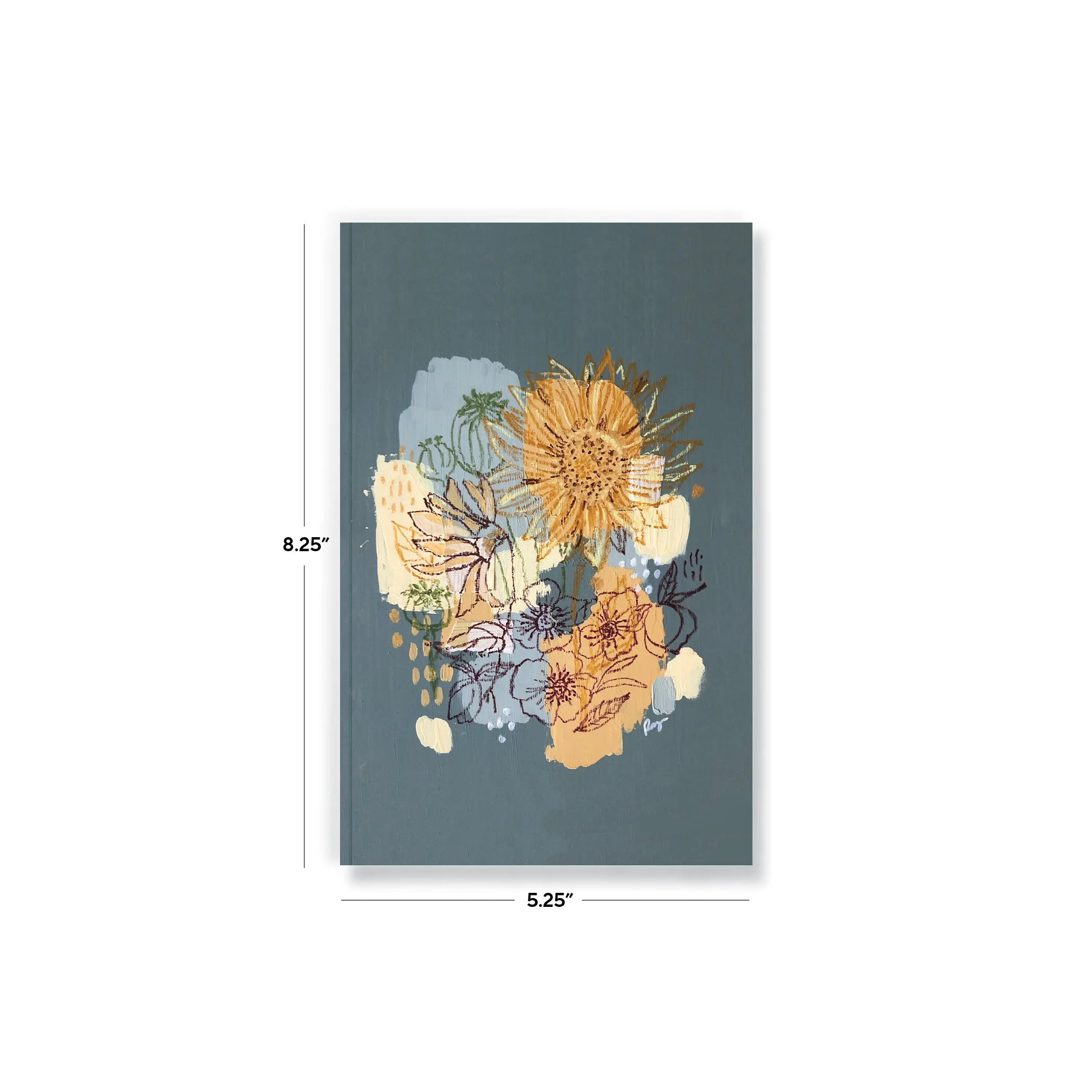 Sunflowers Classic Layflat Notebook - Image 3
