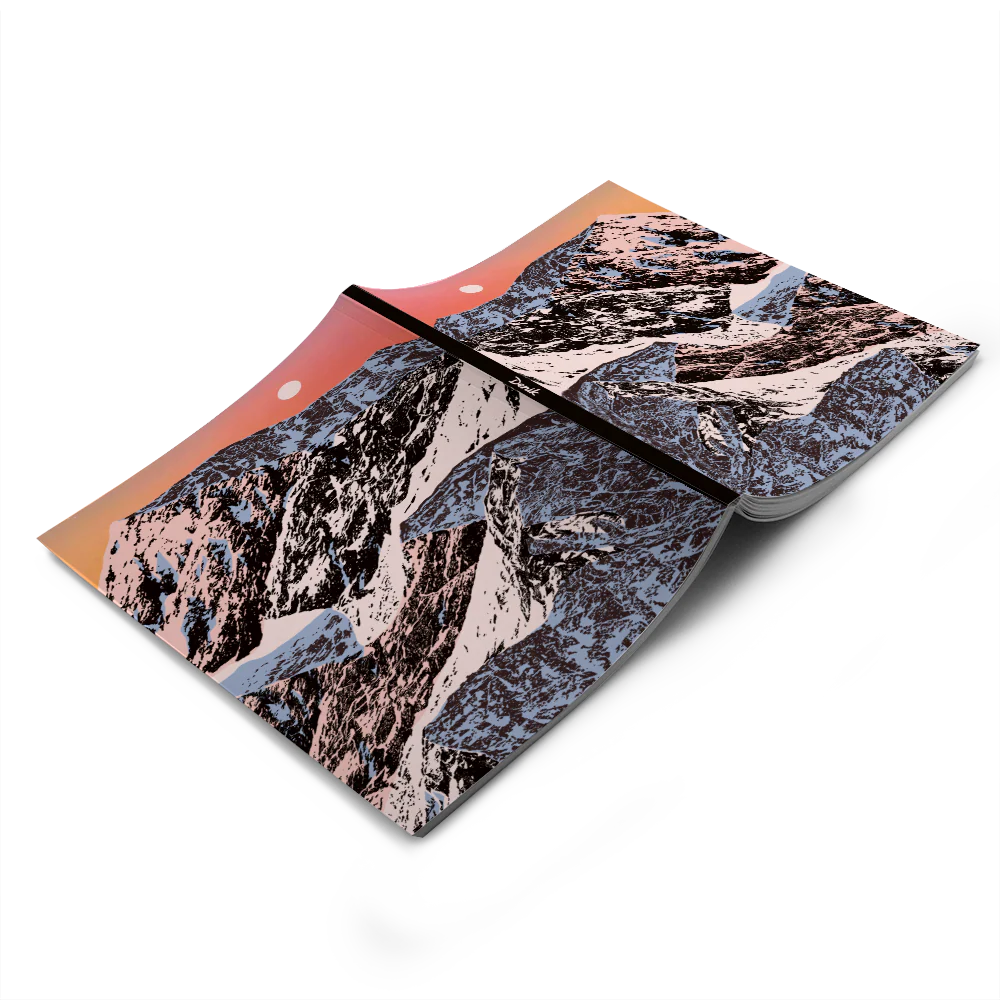Sunset Mountain Medium Layflat Notebook - Image 2