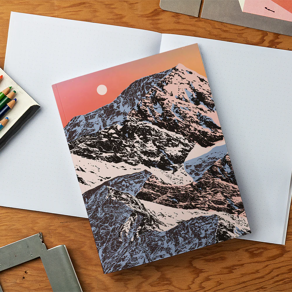 Sunset Mountain Medium Layflat Notebook - Image 4