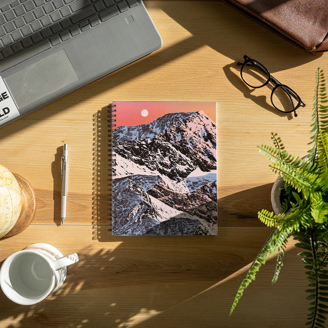 Sunset Mountain Medium Wire-O Spiral Notebook - Image 2