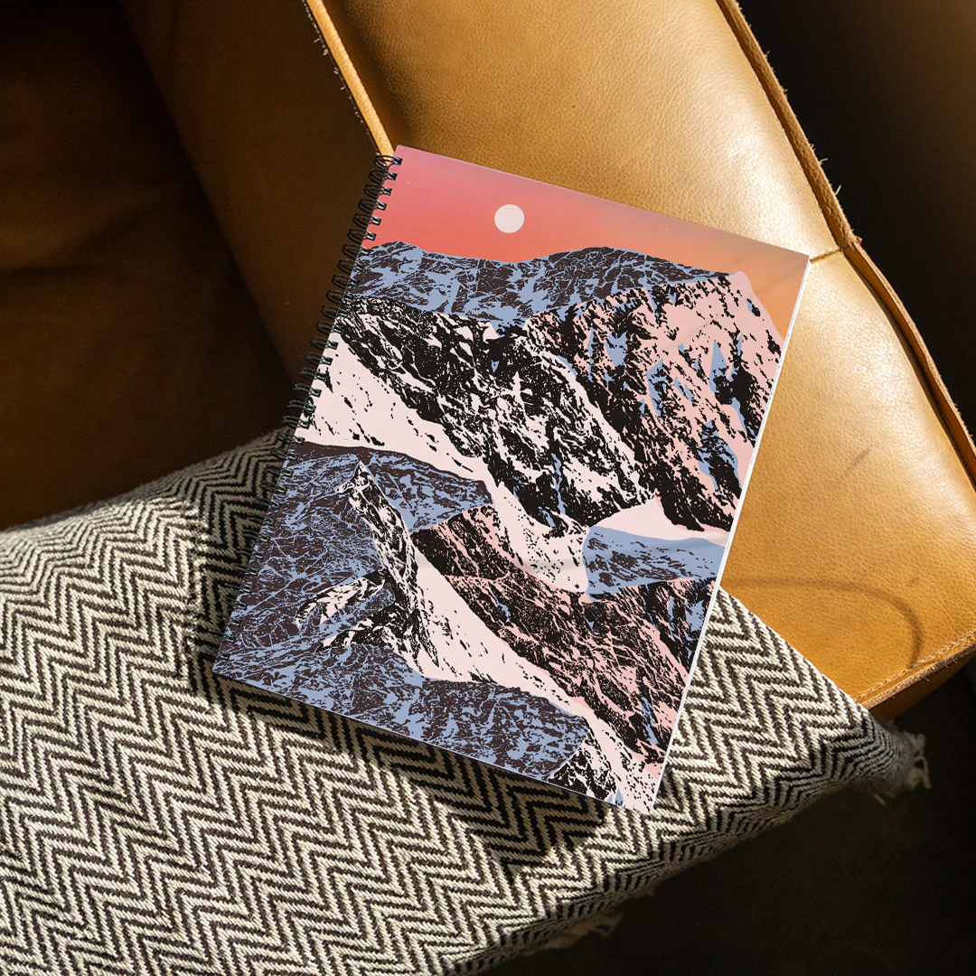 Sunset Mountain Medium Wire-O Spiral Notebook - Image 3