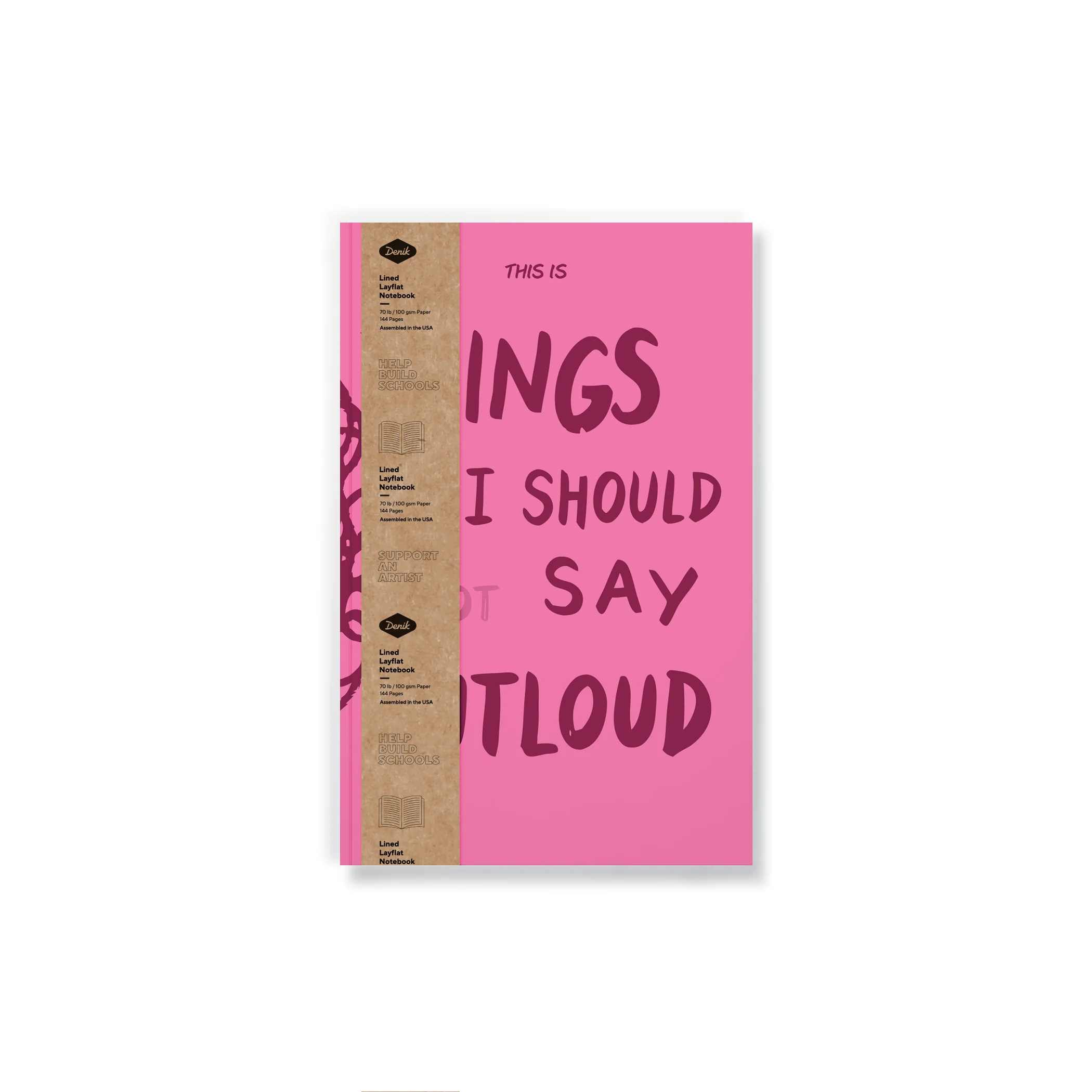 Things I Shouldn't Say Classic Layflat Notebook - Image 4