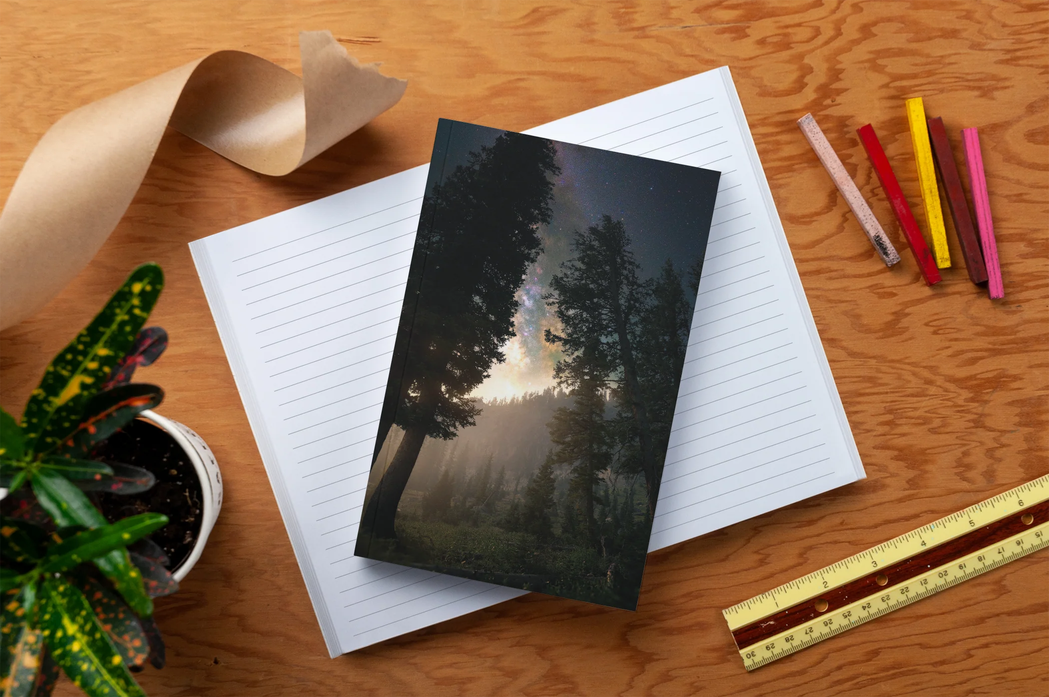 Towering Trees Classic Layflat Notebook - Image 4