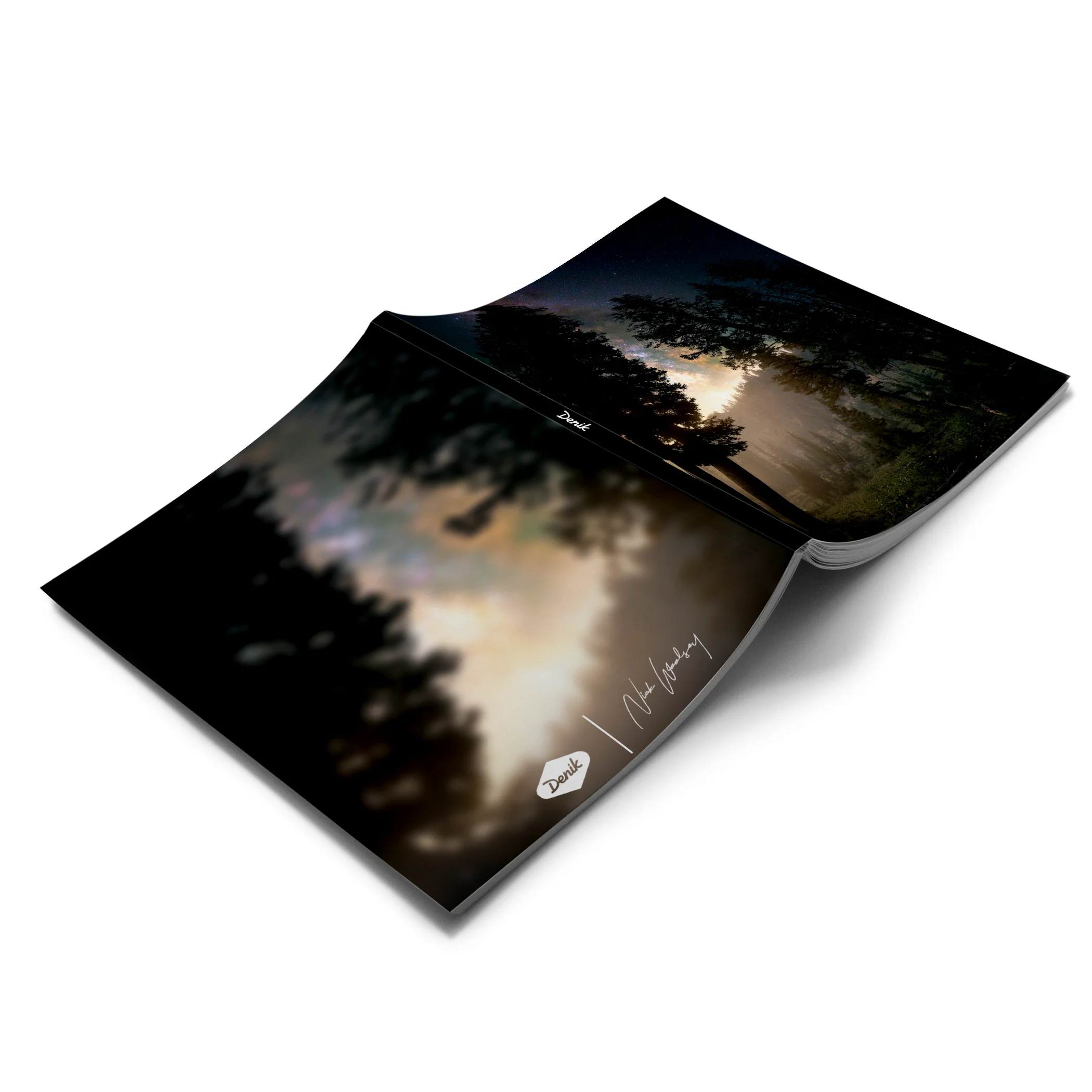 Towering Trees Medium Layflat Notebook - Image 2