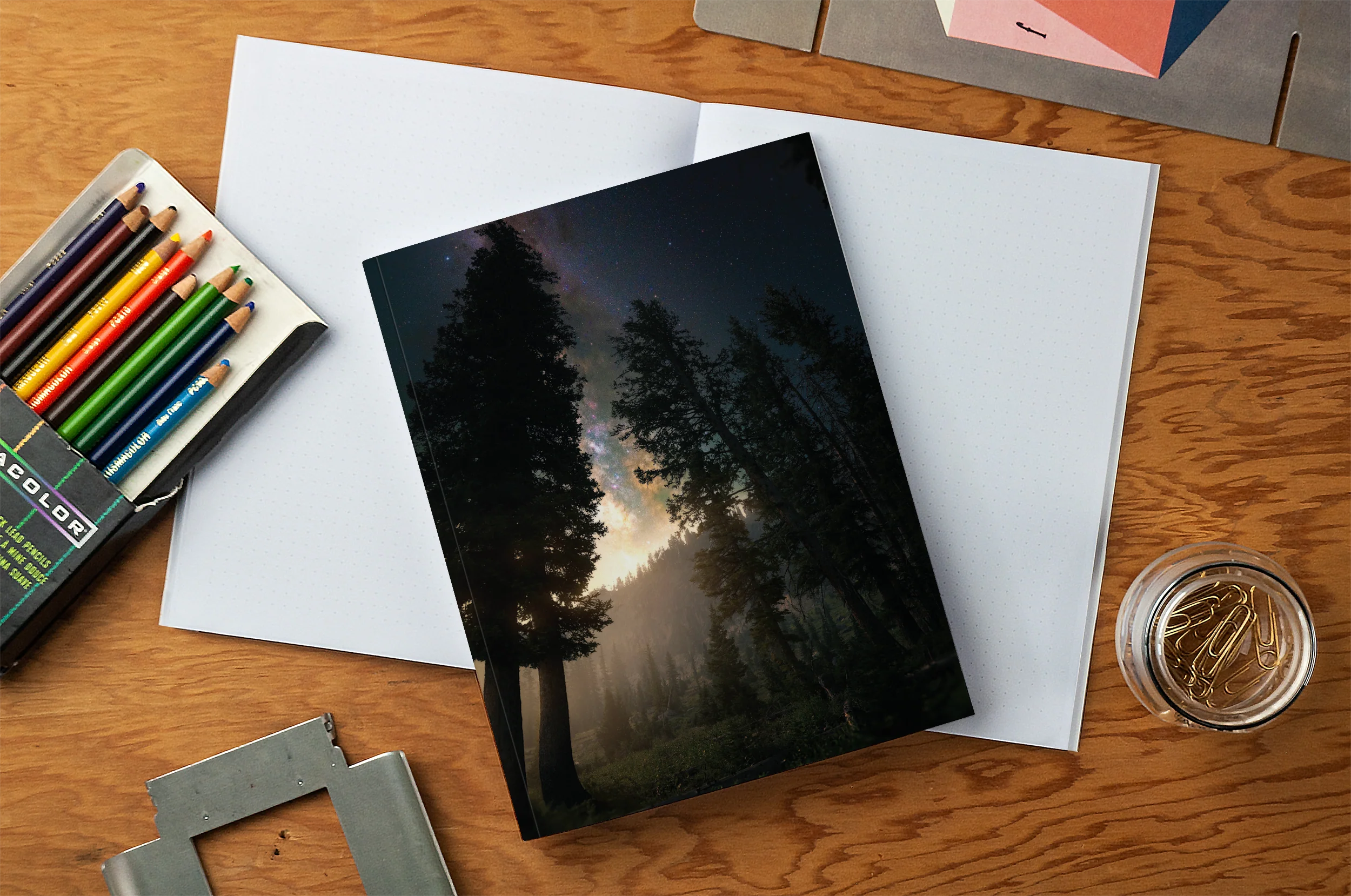 Towering Trees Medium Layflat Notebook - Image 4