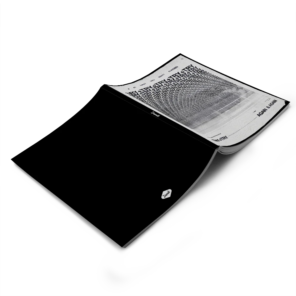 Try+Try+Try Medium Layflat Notebook - Image 2