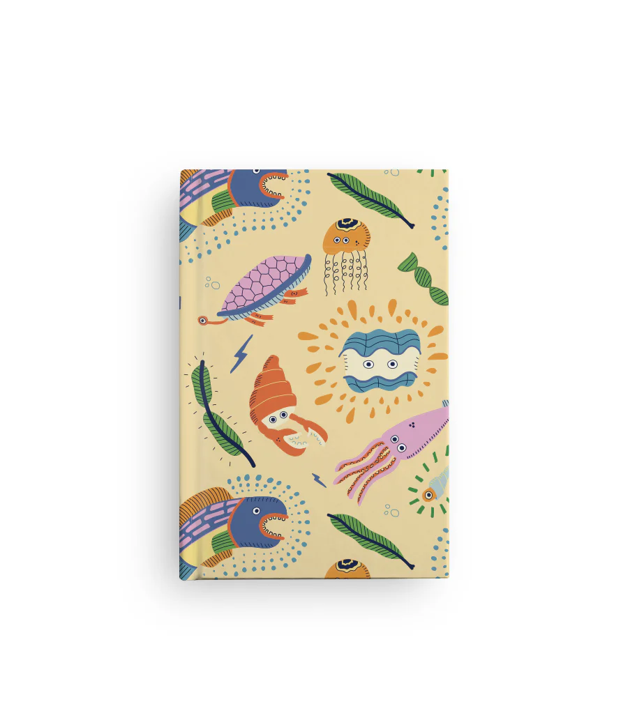 Undersea Hardcover Notebook