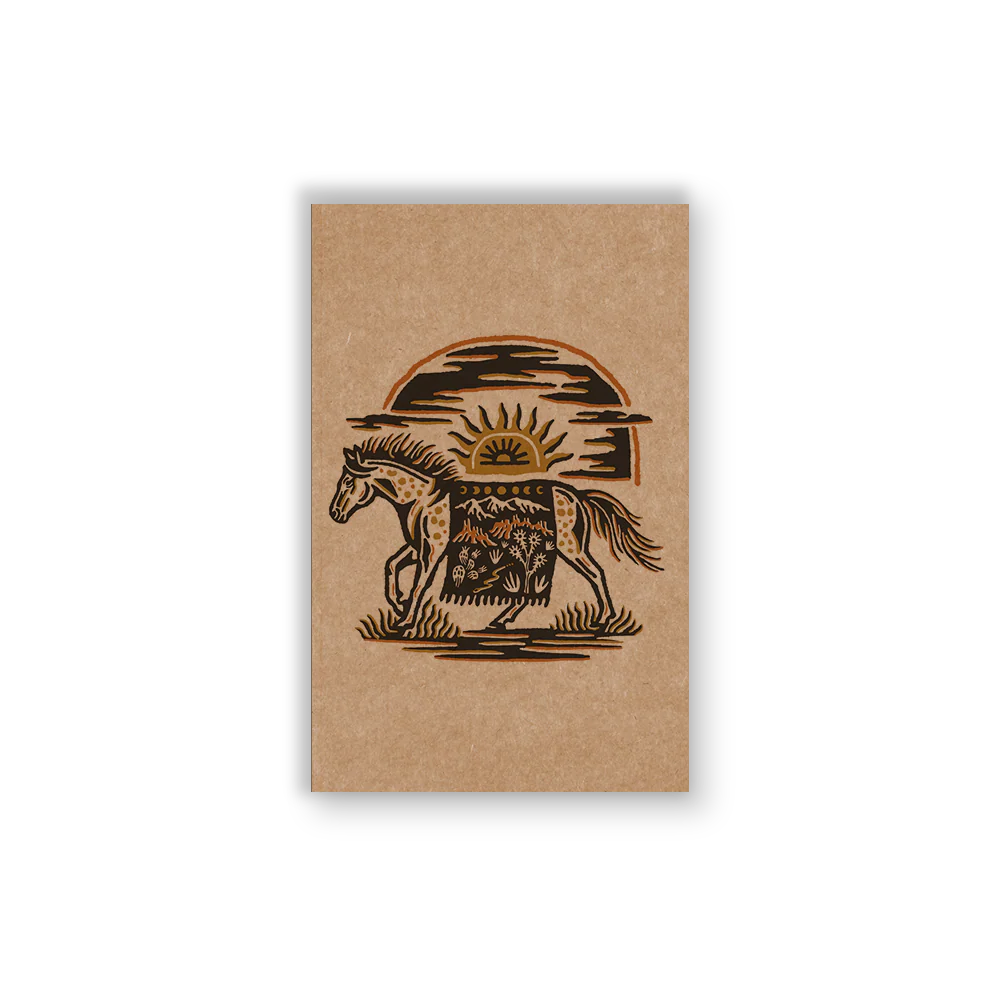 Wild West Kraft Layflat Notebook