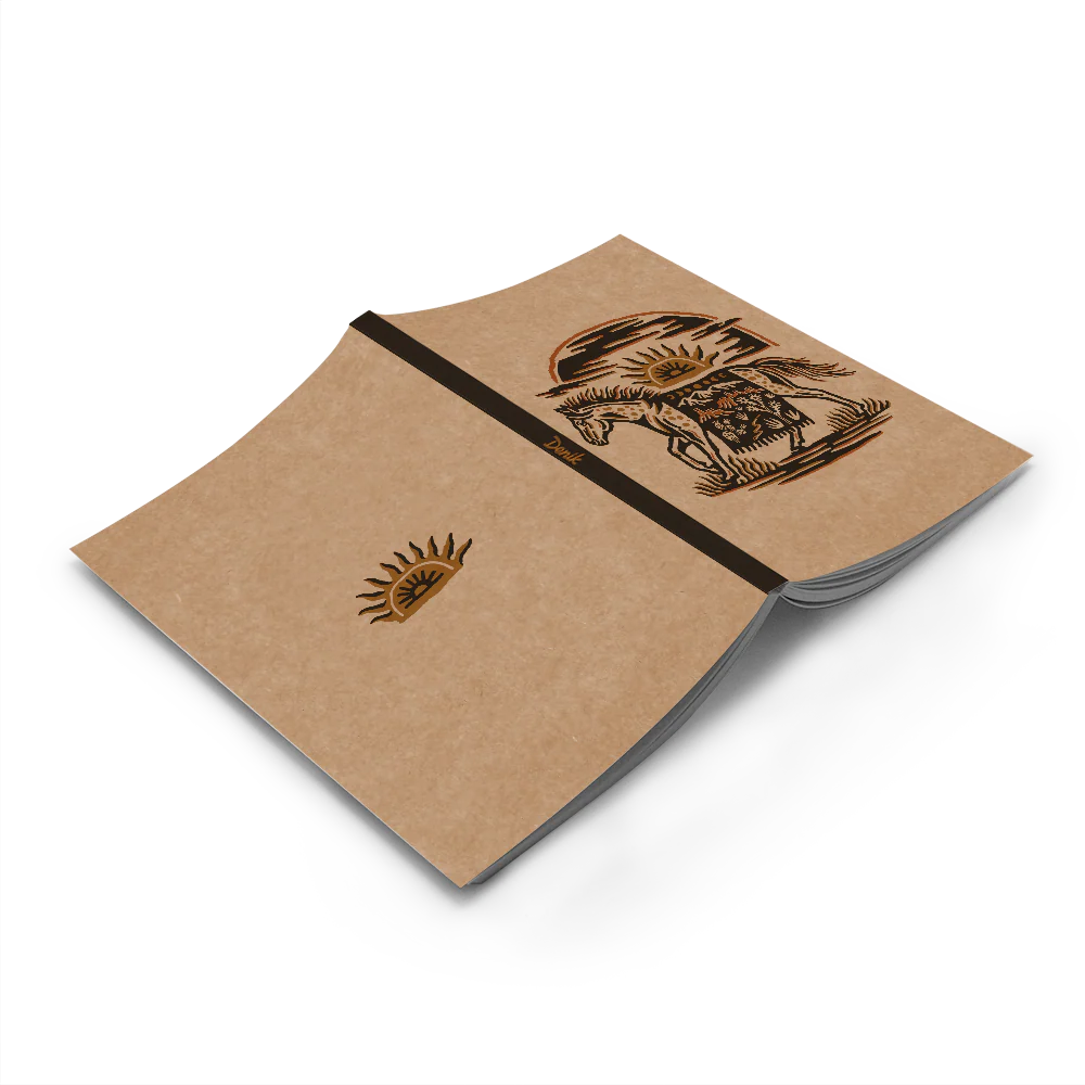 Wild West Kraft Layflat Notebook - Image 2