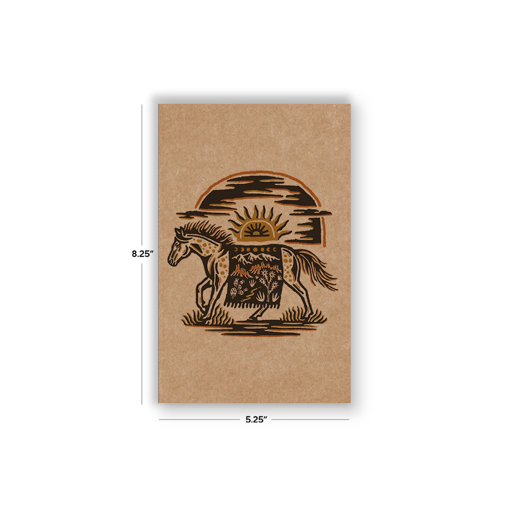 Wild West Kraft Layflat Notebook - Image 3
