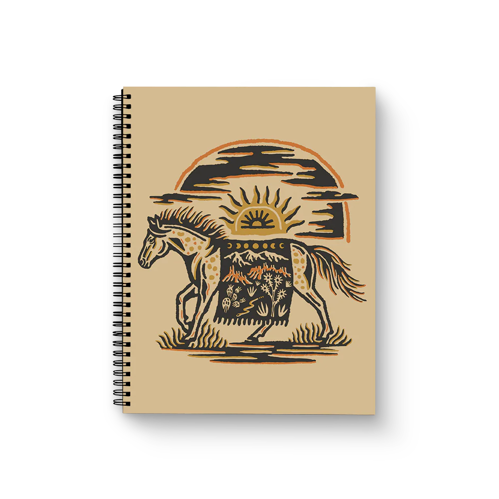 Wild West Medium Wire-O Spiral Notebook