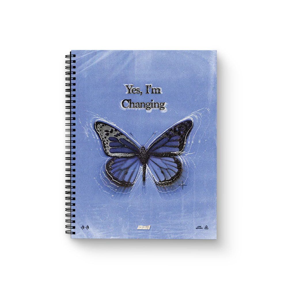 Yes I'm Changing Medium Wire-O Spiral Notebook